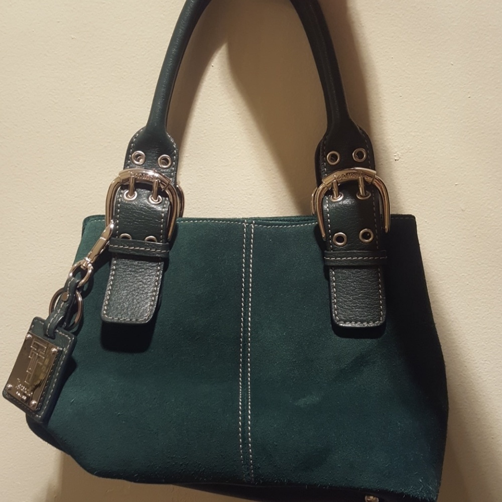 Deep green Tignanello handbag
